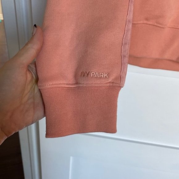 ADIDAS X IVY PARK V-Neck Long Sleeve Sweatshirt Size XSmall - Picture 3 of 6